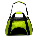 貓狗外出寵物旅行袋折疊包手提包四​​面透氣網格包寵物包(綠色) J-13638