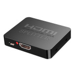 環保包裝迷你HDMI切換器一分二4Kx2K視頻切換器支持3D HDMI1分2(顏色隨機) J-14671