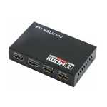 環保包裝HDMI分配器一分四1進4出1080P 1x4視頻分頻器 J-14527