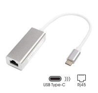 TYPE-C to RJ45 10/100/1000Mps RJ45網卡接頭USB3.1轉網卡 J-14705