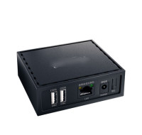 有線分享列印伺服器USB2.0連接埠快速乙太網路列印伺服器(USB*2)(終保)(黑/白) J-14767