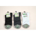 竹碳氣墊襪(白色) J-12669