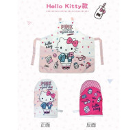商品介紹 : 7-11 限量圍裙+隔熱手套組-Hello Kitty款 G-1381