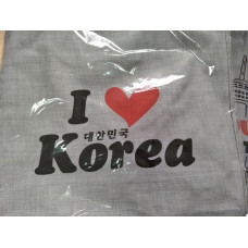 韓國東大門環保袋肩背袋(灰色) J-13905