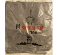 品名: 韓國首爾塔東大門環保袋肩背袋(灰色) J-13904 全新 G-1297