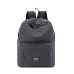 品名: 韓版休閒學生雙肩背包防水多功能背包商務電腦背包(黑色) J-14013 全新 G-1694