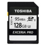 TOSHIBA EXCERIA PRO 128GB UHS-I U3 SDHC/SDXC 勁速炫銀記憶卡 全新 G-3273