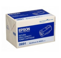EPSON S050691 黑色碳粉匣(高容量)(副廠) 全新 G-3729