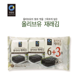 韓國岩燒海苔(重口味有加橄欖油)올리브유재래김5g/9包 全新 G-4431