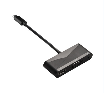 限量環保包裝Type C 轉HDMI USB3.1Type-C to HDMI轉VGA轉3.5音頻USB HUB(顏色隨機)