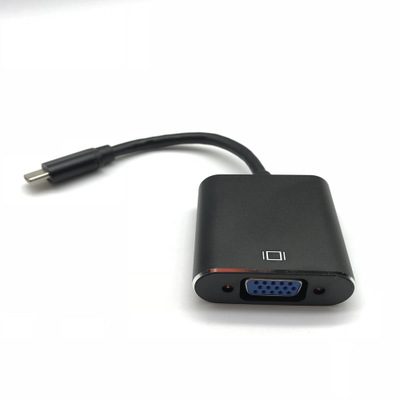 1080P USB3.1 Type-C轉VGA轉接線適用蘋果筆電桌機電視投影機