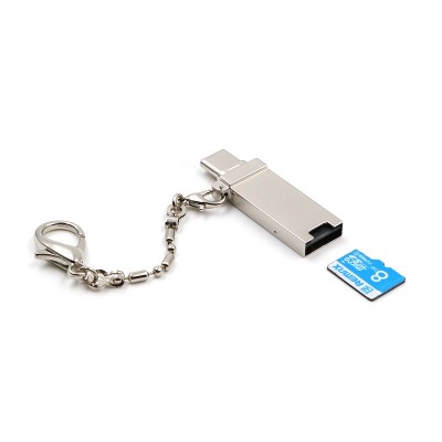 二合一Type-C接頭OTG手機電腦兩用USB通用二合一TF卡otg讀卡機