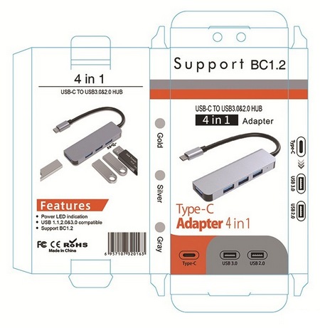 type-c高速傳輸集線器 usb3.1 HUB